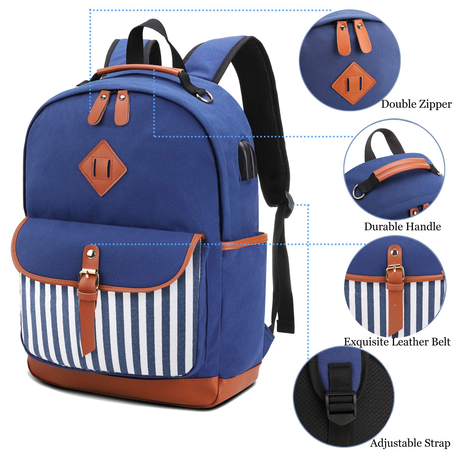 mochilas juveniles para mujer