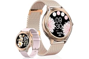 Brenth Smart Watch for Women with Call Function, Heart Rate & SpO2 Monitor, 100+ Sports Modes, Fitness Tracker for Daily Use, Workout, Sleep Tracking, IP68 Waterproof Smartwatch iOS Android