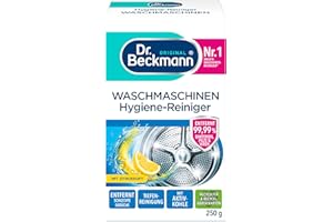 ‎DR. BECKMANN Dr. Beckmann Waschmaschinen Hygiene-Reiniger | Maschinenreiniger mit Aktivkohle | entfernt unangenehme Gerüche | 250 g