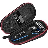 Classycoo Tasche Etui für Braun Series 3s/5s/7s/9s,Braun Series 3/5/7/9,Elektrorasierer Rasierer Herren,Hart Reise Tragen Hül