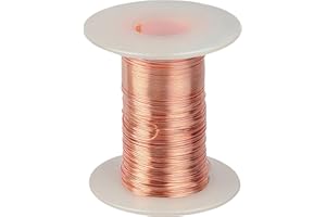 Marsred Reiner Kupferdraht, ø 0.5mmx50m 99,9% copper wire, T2 Blanker Kupferdraht, Basteldraht, Copper Wire für Schweißen, Experiment, Schmuck, DIY