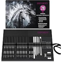Coolzon 33 stks Tekening Potloden Schets Potloden, Kunstenaar Set