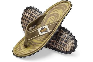 Gumbies Islander Unisex Flip Flops, with Supersoft Cotton Toe Post and Durable Recycled Rubber Sole - Comfort Guaranteed