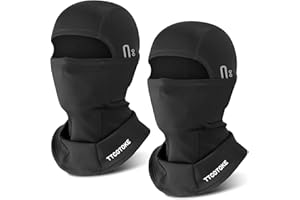 TTCOTOKE Passamontagna Invernale per uomo e donna, 2pcs Unisex Passamontagna Moto Invernale Termico con Pile Balaclava Sottocasco Caldo Multifunzionale per sport all'aria aperta, ciclismo,sci, moto, bicicletta