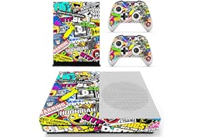 DOTBUY Xbox One S Vinly Protective Skin Sticker Consola + 2 mandos Decal + cámara Kinect 2.0 Pegatinas (Graffiti Art)