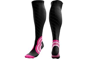 Kompressionsstrümpfe für Damen Herren (20-30 mmHg Klasse 2) Stützstrümpfe Medizinisch Kompressionssocken Waden Kompression für Laufen Reise Flug Sport Schwangerschaft