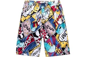 DAIKASCBNY Costume da Bagno Uomo Mare Surf Boxer con Taschino e Coulisse Impermeabili Pantaloncini da Spiaggia Costumi Uomo Pantaloncini da Bagno Piscina Uomo Asciugatura Veloce Fodera Rete Costume