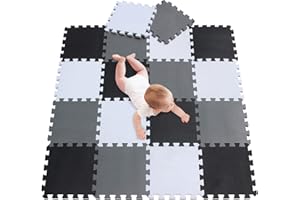 meiqicool de Puzzle para niños schaumstoffmatte de Espuma EVA Foam–Puzzle spielmatte spielteppich de puzzleteppich Baby Espuma para Kid Triángulo de Puzzle tamaño 18PCS 010412