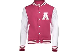 EDWARD SINCLAIR PERSONALISED | Kids Varsity | Baseball | College Jacket | with Number, Name and Initial | (Goto Add Gift Options Enter name in FreeGiftMessageBox or send message to the seller once purchased)