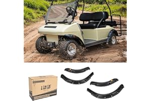 10L0L Club Car DS Lot de 4 élargisseurs d'aile pour voiturette de golf Club Car DS à partir de 1992 (lot de 4) uniquement compatibles avec la carrosserie d'origine Club Car DS, pas pour chariot