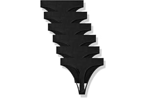 GRANKEE damskie oddychające bezszwowe majtki stringowe no show bielizna 6 pack