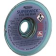 MG Chemicals Trèsse de dessoudage #4 Super Wick, trèsse fine avec flux RMA, longueur: 5' , Largeur 0.1"Bleu