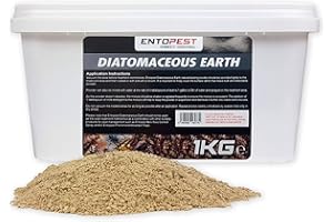 Entopest - 1Kg Diatomaceous Earth Powder - Ant killer,flea killer, insect killer,bed bug killer,silverfish killer,Pests Control for Crawling Insects,Pest Organic Non-Toxic