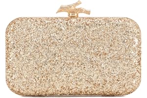 Syrads Bolsos de mano para mujer Bolso de noche Bolso de mano con cadena para fiesta de bodas