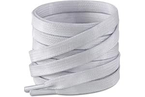 Stepace Lacci per Scarpe Piatti [2 Paia] Colorate Lacci per Scarpe da Ginnastica - Larghezza 8mm