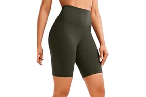 CRZ YOGA Butterluxe Damen Radlerhose Kurze Sporthose - 10cm/15cm/20cm High Waist Yoga Sommer Shorts Laufshorts Fitness Hose
