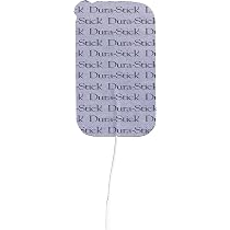 Électrodes Dura-Stick Plus Snap Rectangulaires 50x100mm (x2) - Compatible Compex