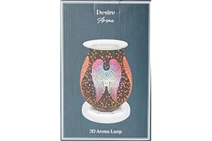 THE LEONARDO COLLECTION Lesser & Pavey Desire Aroma Wax Melt Burner -Scented -Shaped Touch Lamp with Gorgeous Night Light &Glitter Star Romantic Decorations-Ideal Home/Living Room and Office Decor Accessory