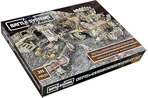 Battle Systems Tabletop Terrain: Dungeon Upgrade Pack - Walls, Floors, Furniture & Accessories - D&D - Teen, Young Adult, Adult