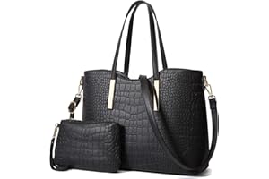 YNIQUE Borsa da Donna Borsetta Borse a Tracolla Spalla Grande Elegante Design Borsa con Manico 4 Pezzi Set