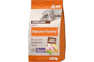 Nature's Variety Original No Grain, Cibo per Gatti Sterilizzati con Tacchino Disossato 1.25 kg