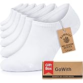 GoWith 6'lı Bambu G&ouml;r&uuml;nmez Kadın Erkek &Ccedil;orap, Dikişsiz Y&uuml;r&uuml;y&uuml;ş Spor Koşu No Show Sneakers &Ccedil;orabı 3103