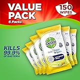 Dettol Floor Wipes Cleaning Lemon and Lime, Multipack of 25 x 6 Total 150 Wipes