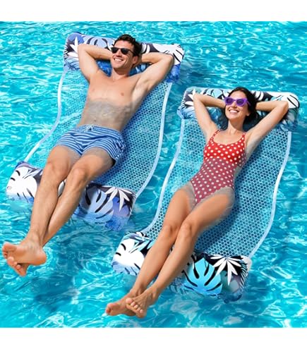 Hammock Floats Swimming Pool SYNCFUN Inflatable Pool Float
