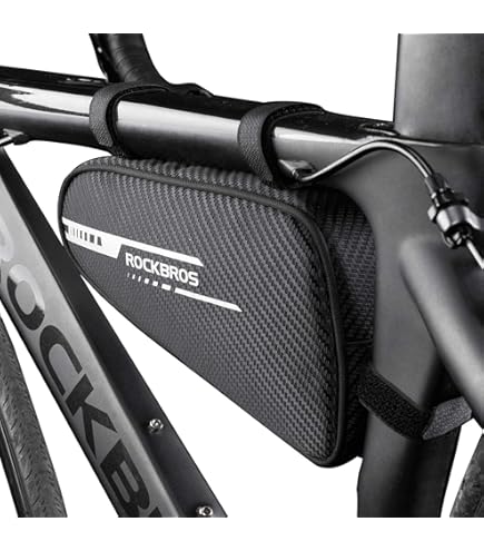 Praktische Fahrrad-Rahmentasche Mit 1,2L Fassungsvermögen - Wasserdicht & Reflektierend