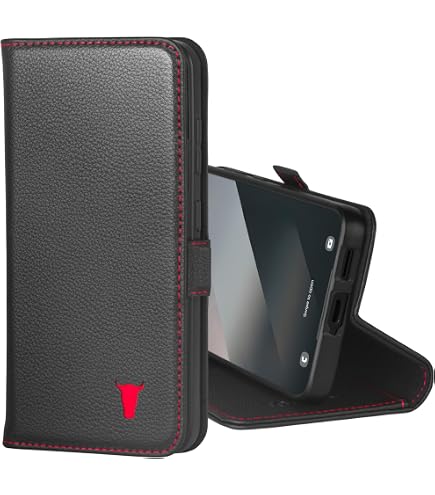 WIIUKA Echtleder-Tasche Für Huawei P30 – Mit Kartenfach & Standfunktion – Schlank & Schützend