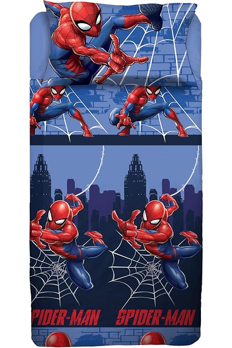 Robe De Chambre Marvel Spiderman Pour Garçon - 100% Polyester - Avec Capuche Et Poches
