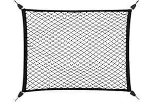 Zateety Red para coches, red para barcos, 40 x 60 cm, red para barco, elástica con ganchos sólidos, organizador, universal (40 x 60 cm)