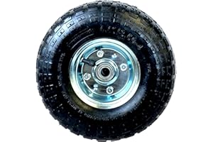 Easy Shopping® 10" Pneumatic Wheels for Sack Trucks/Trolleys/Wheelbarrows