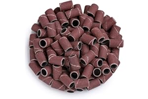 MelodySusie 100× Embouts Manchons de Haute Qualité Pour Polir des Ongles et Repousser les Cuticules Autour des Pieds - Bandes de Ponçage Professionnelles Pour Manucure Pédicure