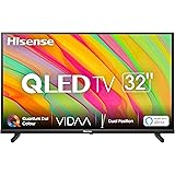 Hisense 32" QLED FHD 2023 32A5KQ, Smart TV VIDAA U6, Game Mode, USB Type-C, Compatibilità Alexa, Tuner DVB-T2/S2 HEVC 10, Dou