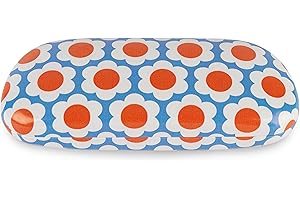 LAGO TERRA Retro Floral Print Hard Shell Glasses/Sunglasses Case