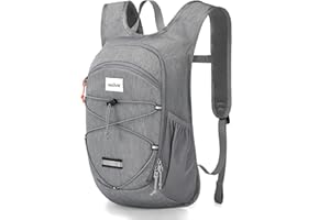 HALOVIE 15L Foldable Hiking Backpack Lightweight Travel Daypack Shoulder Pocket with Chest Strap Packable Rucksack Women Men