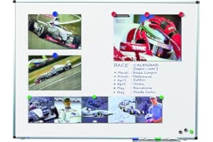 ‎LEGAMASTER Legamaster Premium Whiteboard – weiß – 120 x 150 cm - Magnettafel aus lackiertem Stahl inklusive Wandhalterung und Whiteboardmarker - trocken abwischbar