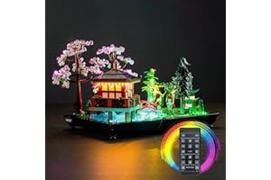 BRICKBLING Zestaw oświetleniowy z pilotem zdalnego sterowania, kompatybilny z Lego 10315 Zaciszny Ogród (nie klocki Lego), zestaw oświetleniowy LED, kreatywny prezent dla dorosłych