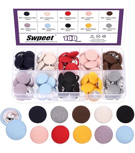 Lot De 30 Boutons Cuir PU Gris 20 Mm - Tige Métal - Pour Couture, Déco, Ameublement, DIY
