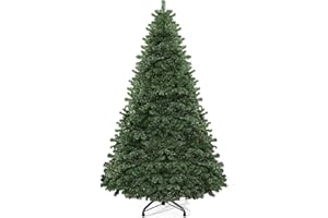 YITAHOME Sapin de Noël Artificiel 182 cm, Environ 880 Pointes, réaliste, Branches denses, Sapin avec Support en métal et Cadre Pliant, Montage Rapide pour Maison, Bureau et magasins, 182 x Φ115 cm