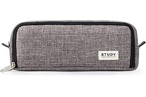 KALIDI Federmäppchen 3 Fach, Mäppchen Mädchen Teenager Schulsachen Stifte Etui Schule Damen Federtaschen Federmappe Große Kapazität Schlamppermäppchen Pencil case Stiftetasche für Kind, Grau