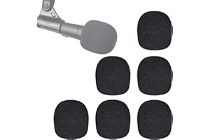 SM58 Bonnette Micro en Mousse - Microphone Pare-brise Mousse Professionel pour réduire bruit pour Shure SM58 SM58-LC par YOUSHARES (6 Pièces)