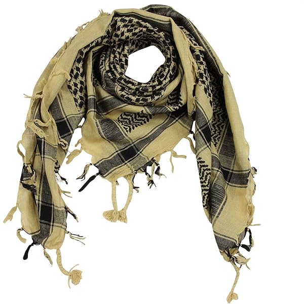 Foulard Keffieh Arafat – 100% Coton, 100x100 Cm – Blanc Et Bleu – Foulard Palestinien, Multi-usage : Cou, Tête, Décoration
