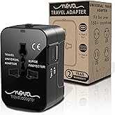 Universal Travel Adapter Universal Adapter and International Travel Adapter Perfect for Multi Country Travel Compatible in Eu