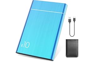 UIUIT Disque Dur Externe Ultra Fin Tout-Aluminium Stockage HDD pour PC, Xbox One, Mac, Laptop, Ordinateur Portable de Bureau, Wii U, TV, Windows