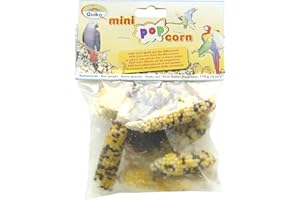 Quiko Mini Pop Corn pour Oiseaux 170g - épis de maïs Naturel avec de précieux nutriments