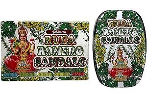 Jabón Esotérico Ruda, Romero y Sándalo Místico Esotérico 100gr. - Salud, Dinero, Buena Suerte y Amor - HOSTENATURA