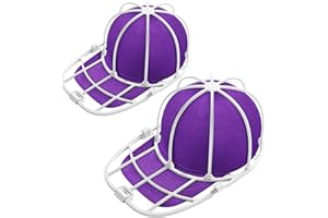 HAIOU 2 Pack - Cap Washer Cage Baseball Cap Washing Cage Cap Washer for Washing Baseball Caps Hat Washer Fit for Adult Kid Hat, White