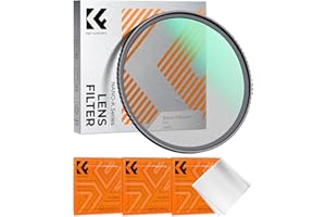 K&F CONCEPT Filtre Black Diffusion 1/4 49mm et 3 Chiffons de Nettoyage Emballés sous Vide Black-Mist Filtre Effet Cinématique pour Objectif Appareil Photo Numérique (K-Série)